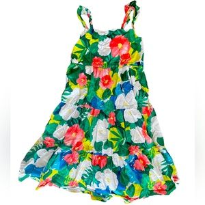 Gymboree Girls Tropical Two Layer Dress Sz 6